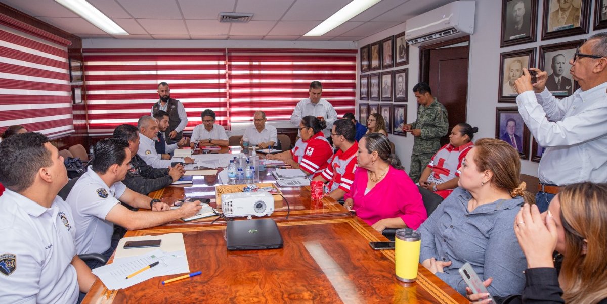 En Guasave se coordinan Protección Civil y la Mesa de la Paz para garantizar el derecho al voto
