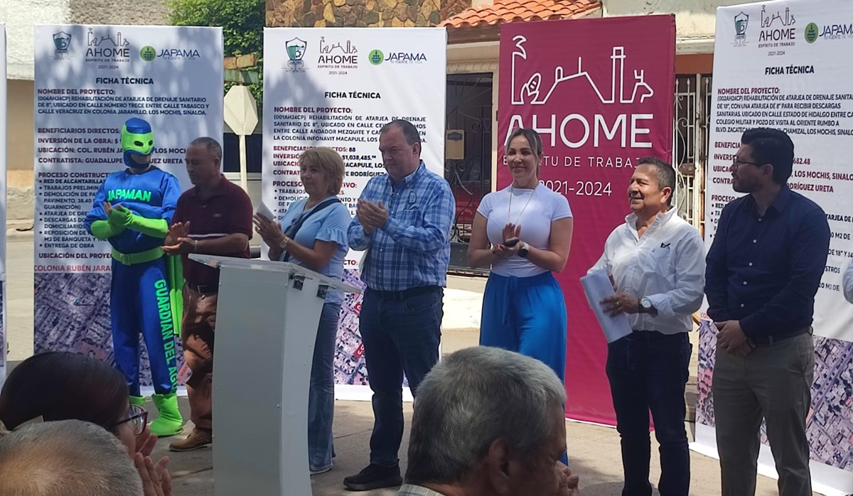 Entregan obras de drenaje en diversos sectores de Los Mochis