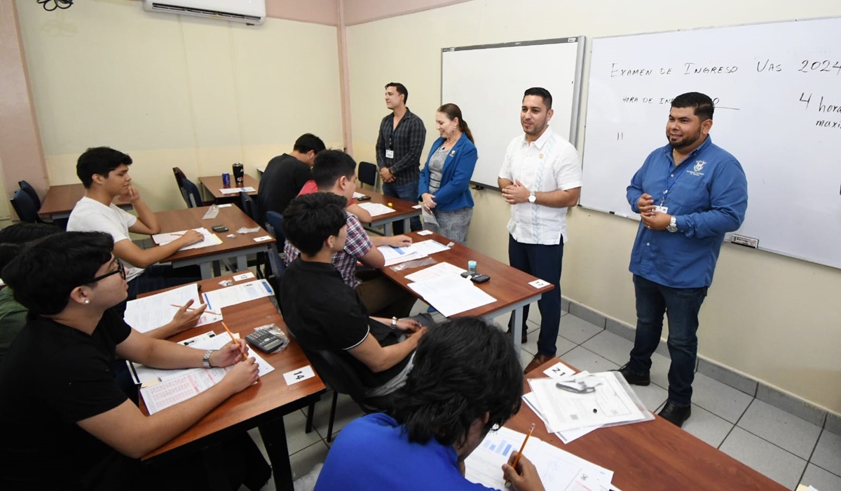Más de 9 mil estudiantes realizan examen de admisión en la Unidad Regional Sur de la UAS