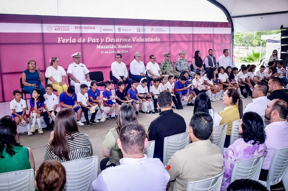 Arranca en Mazatlán la Feria de la Paz y Desarme Voluntario