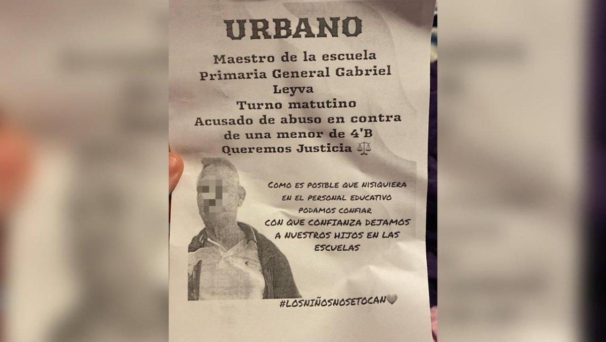 Denuncian al maestro de cometer abusos íntimos a una niña en una escuela de Culiacán