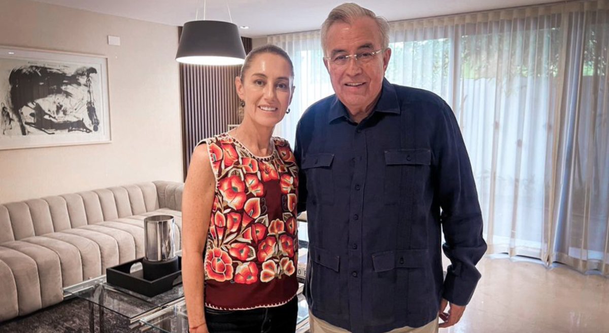 Felicita gobernador Rocha a Claudia Sheinbaum por su cumpleaños