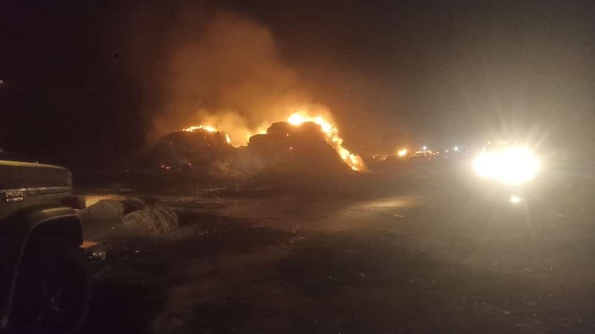 Incendios de maíz y de pacas movilizan a corporaciones de auxilio en Sinaloa municipio