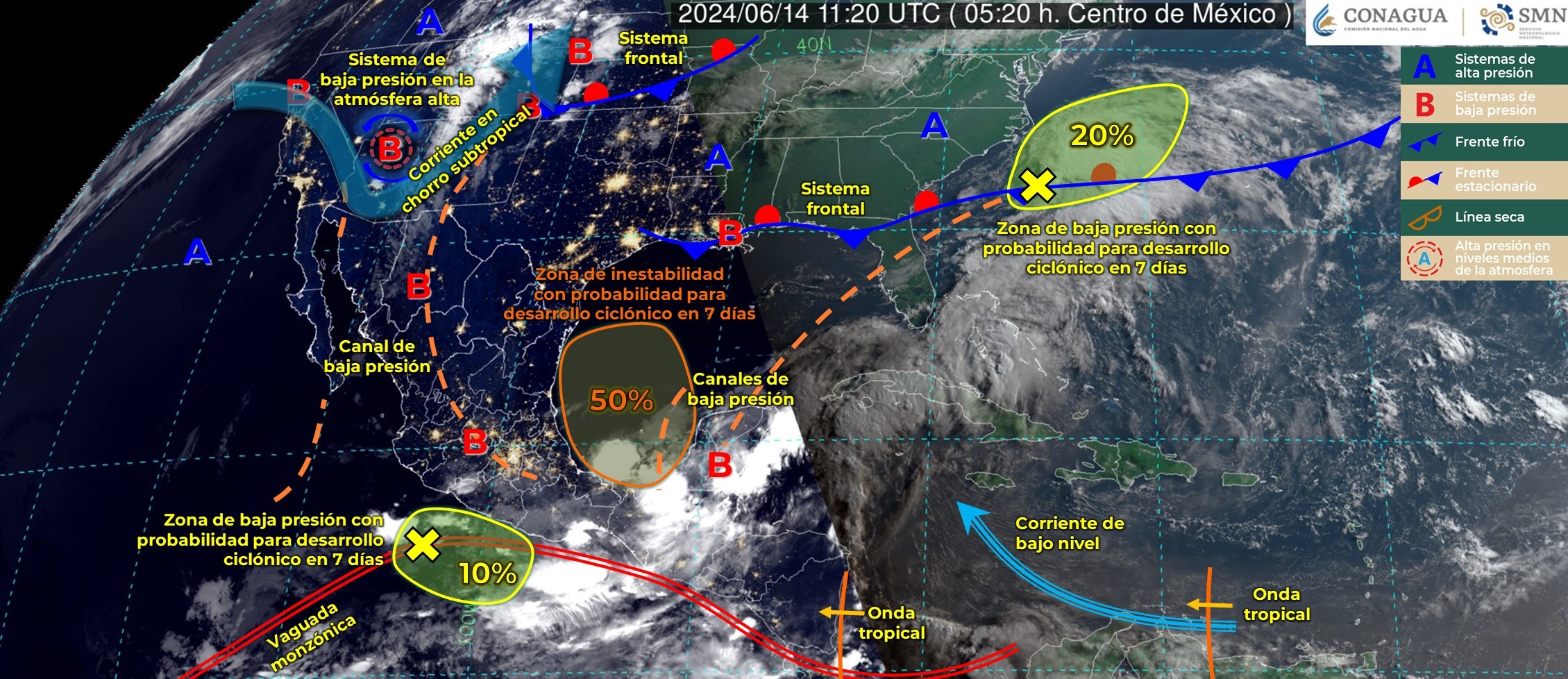 ¡Se esfuma! Pocas probabilidades ven especialistas para una tormenta en el Pacífico
