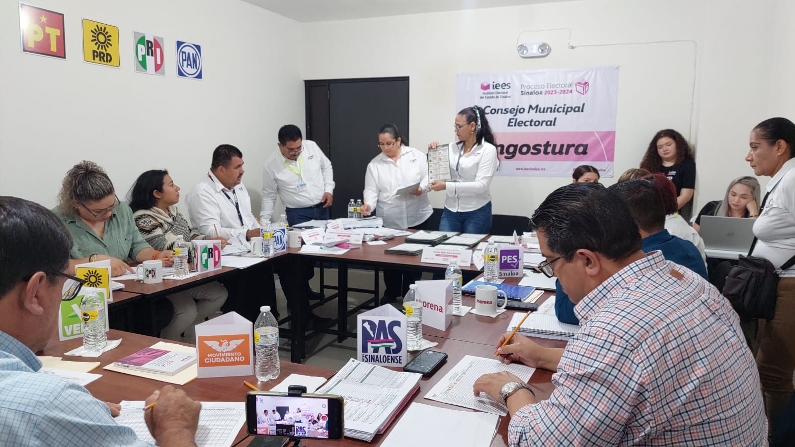 Inician en Angostura el cómputo municipal; se revisarán los votos de 11 paquetes electorales