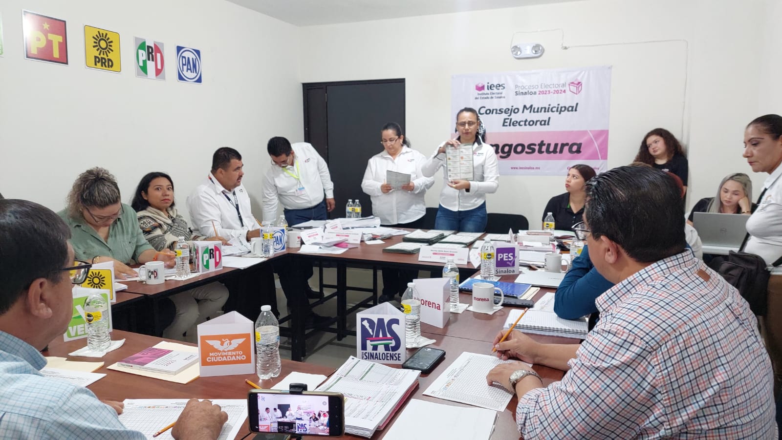 Concluye cómputo municipal electoral en Angostura, resultados ratifican a Alberto Rivera como candidato ganador