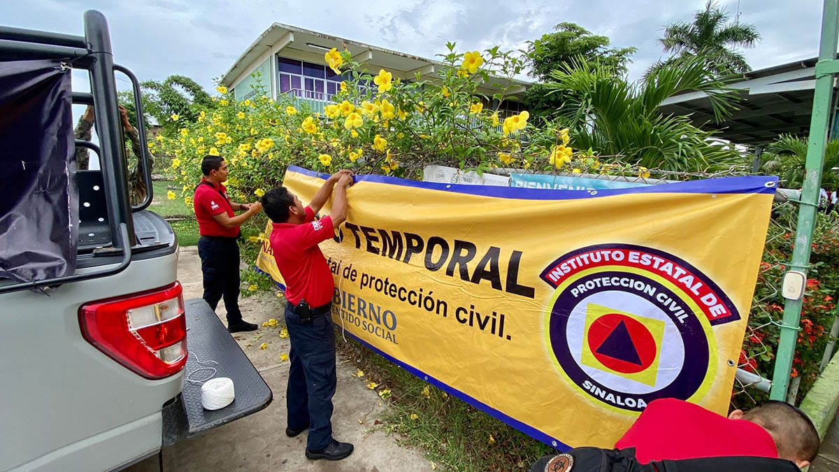 Protección Civil empezará verificar e instalar los refugios temporales en Mazatlán