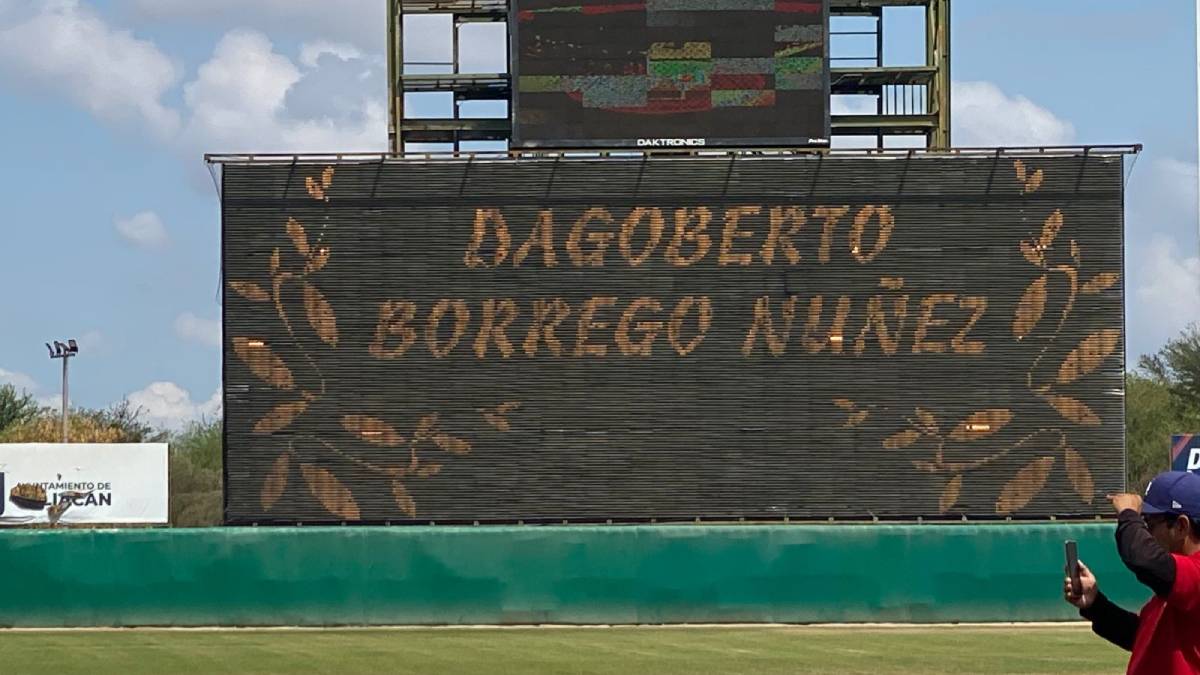 La Liga de Beisbol Japac le rinde homenaje a Dagoberto Borrego Núñez