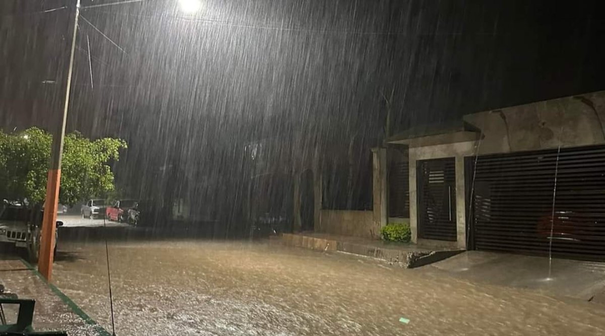 Ayuda lluvia de este viernes en El Fuerte, principalmente al sector ganadero, pero aún no se está bien