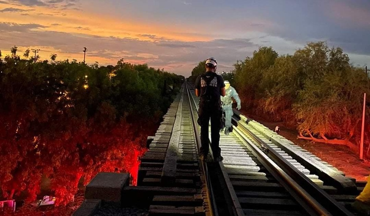 Localizan sin vida a hombre sobre las vías del tren en Guamúchil