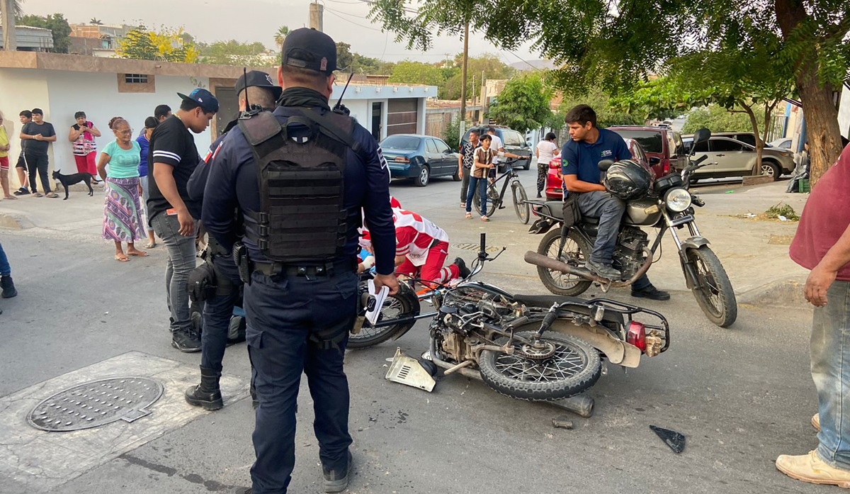 ‘Encontronazo’ deja a menor de edad con graves lesiones en Culiacán