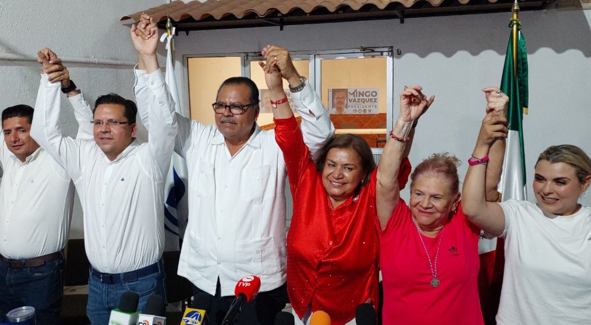 Mingo Vázquez se declara ganador de la contienda en Ahome