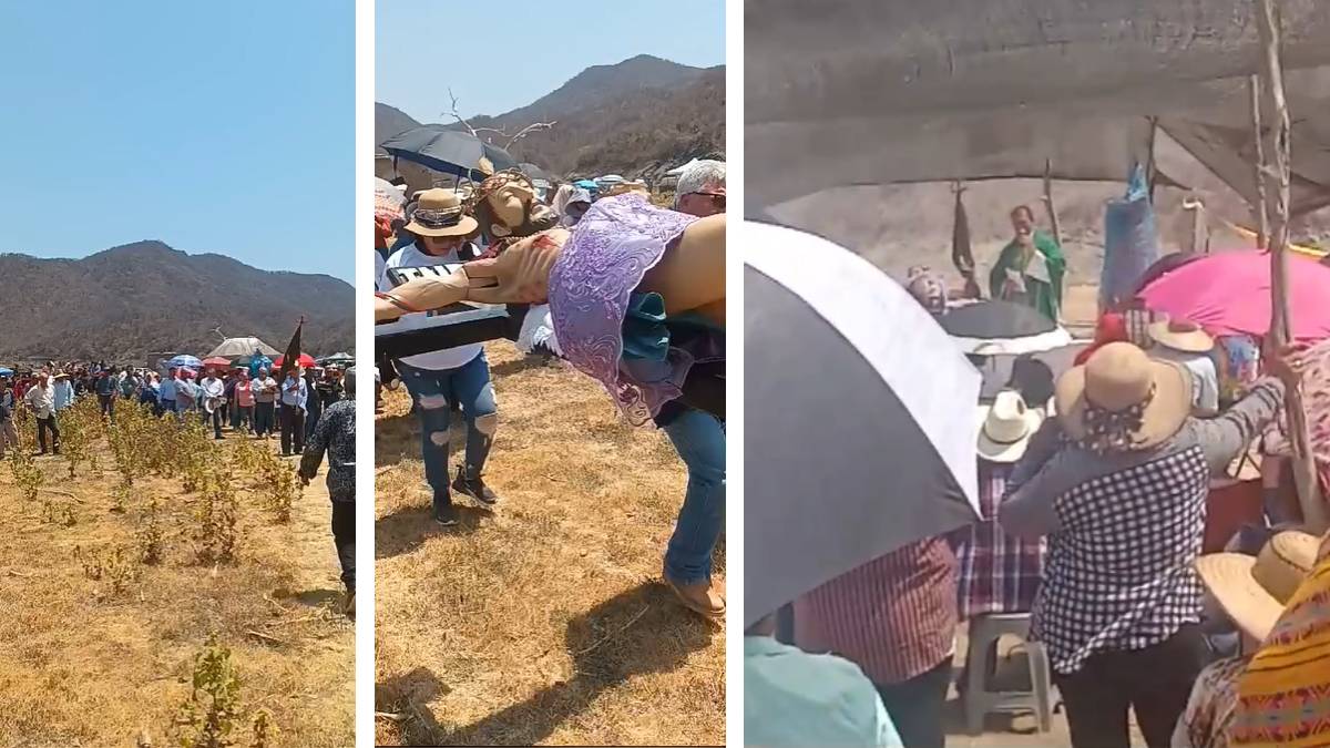 ¡Piden por la lluvia! Hacen misa en el vaso de la presa Bacurato, Sinaloa