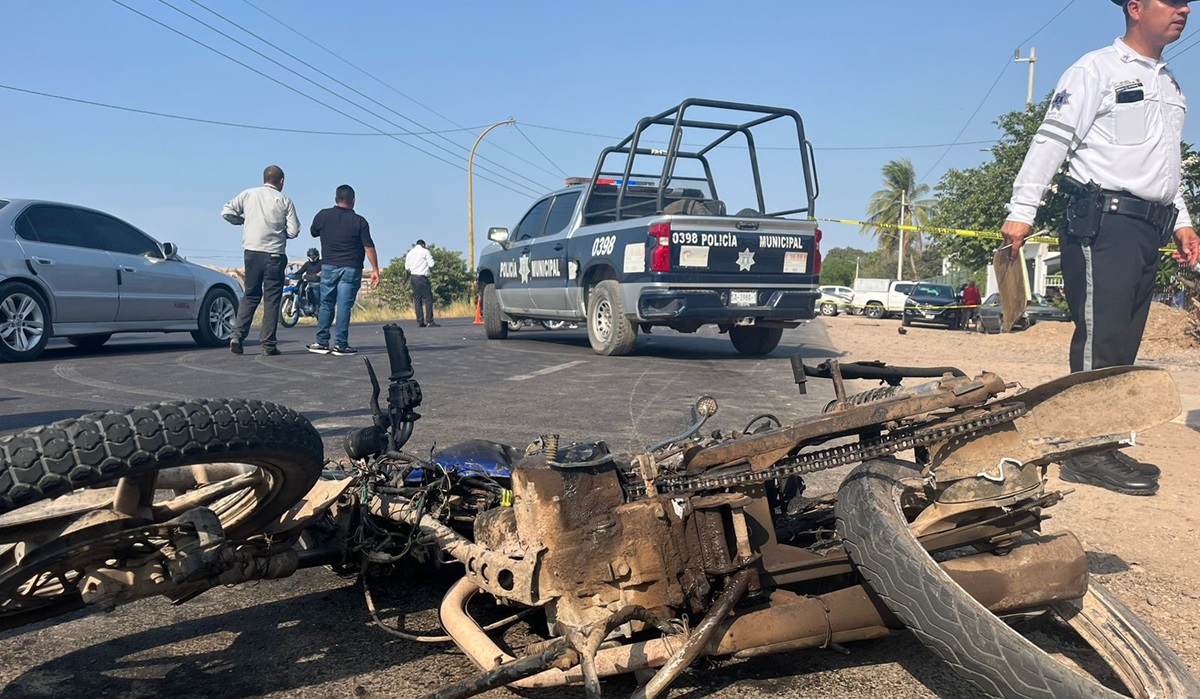 Motociclista pierde la vida en trágico accidente contra camioneta en Culiacancito