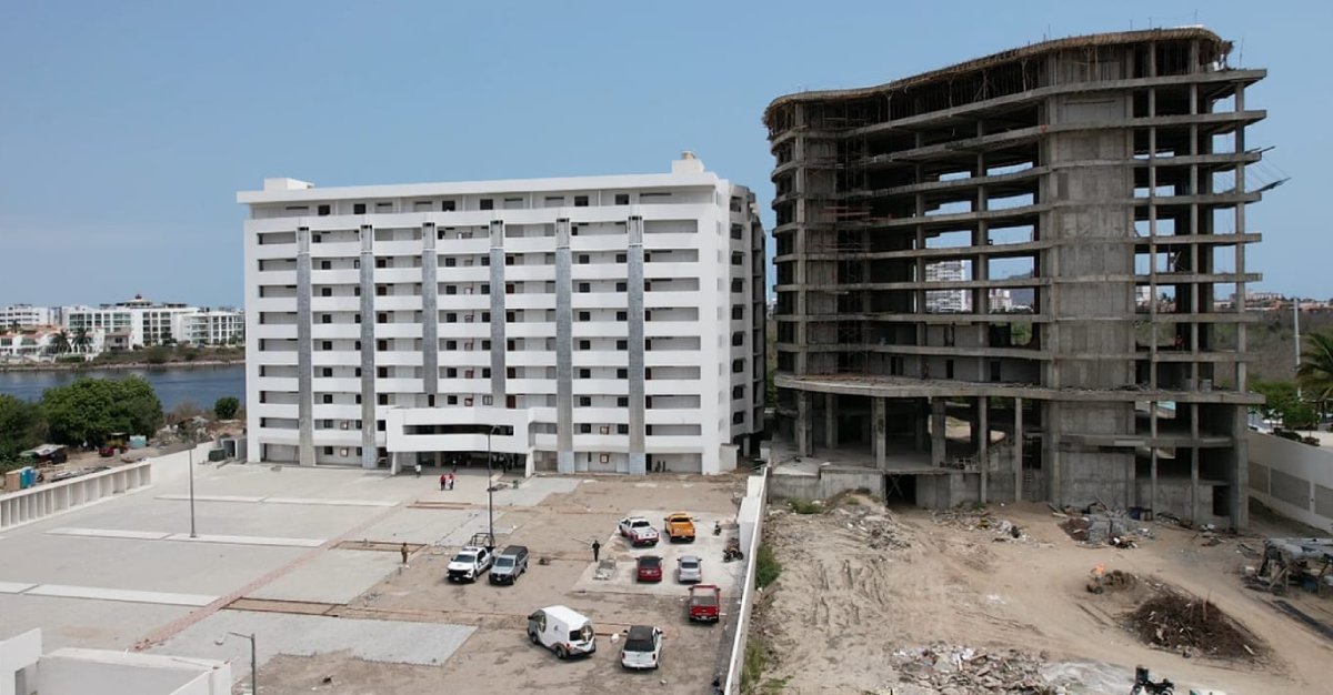 Muere trabajador de la construcción al caer de un tercer piso de un edificio en Mazatlán