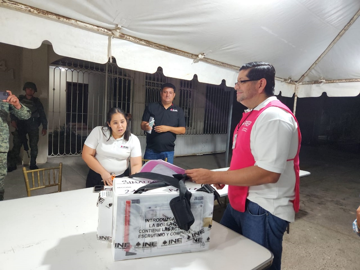¡Ni el 50%! Arriba la primera casilla al INE en Guasave, es de El Dorado No.2