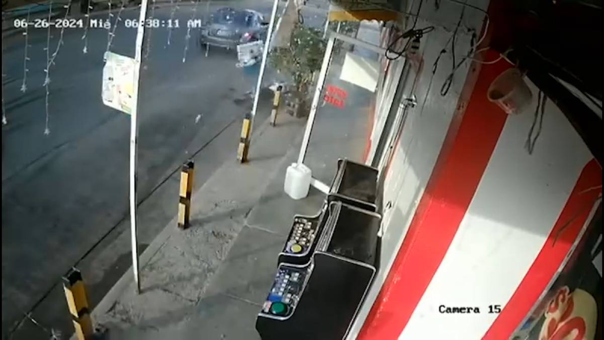 Imágenes fuertes: Repartidor de tortillas es arrollado por automovilista en Los Mochis