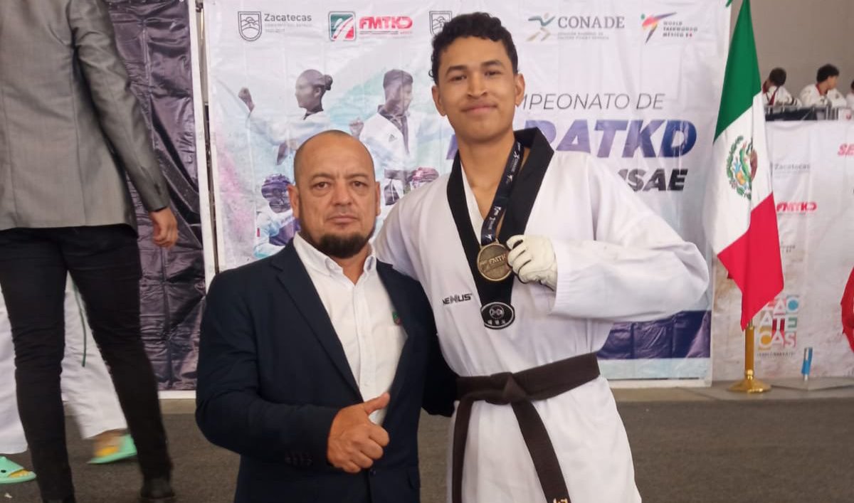 El guasavense, Samuel García consigue un histórico oro en Nacional de Parataekwondo