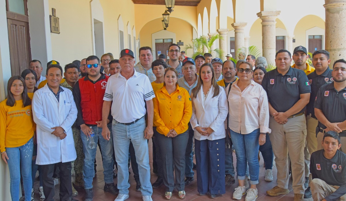 Presentan programa de acción en El Fuerte para hacer frente a la temporada de lluvias y ciclones