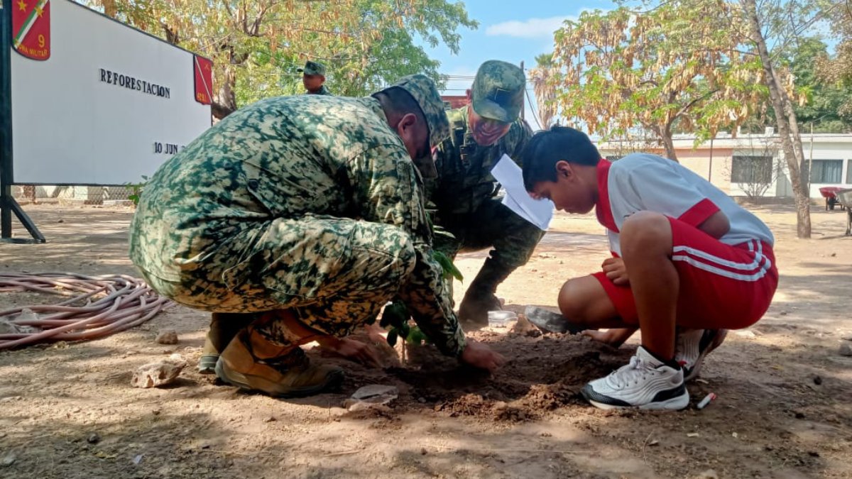 Sedena emprende campaña de reforestación en la región del Évora