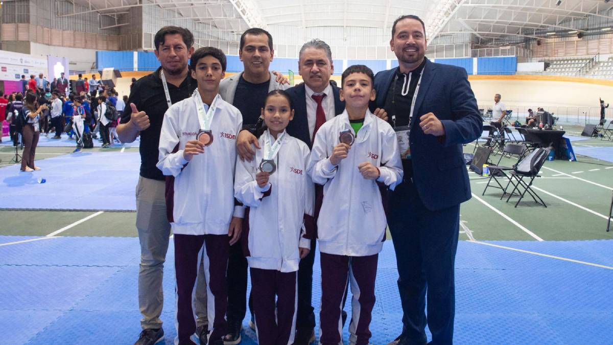 Sinaloa suma un oro y dos bronces en taekwondo de Nacionales Conade 2024