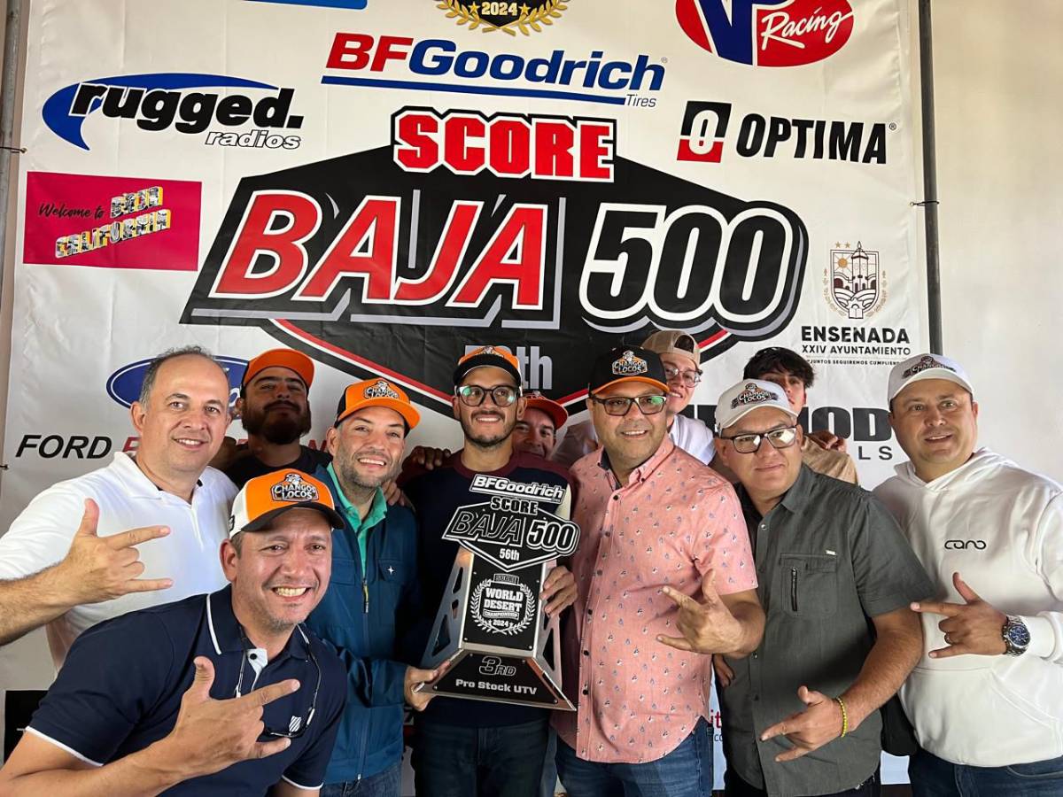 Los sinaloenses Jorge Cano y Francisco Ritz se quedan con el tercer lugar en la Baja 500