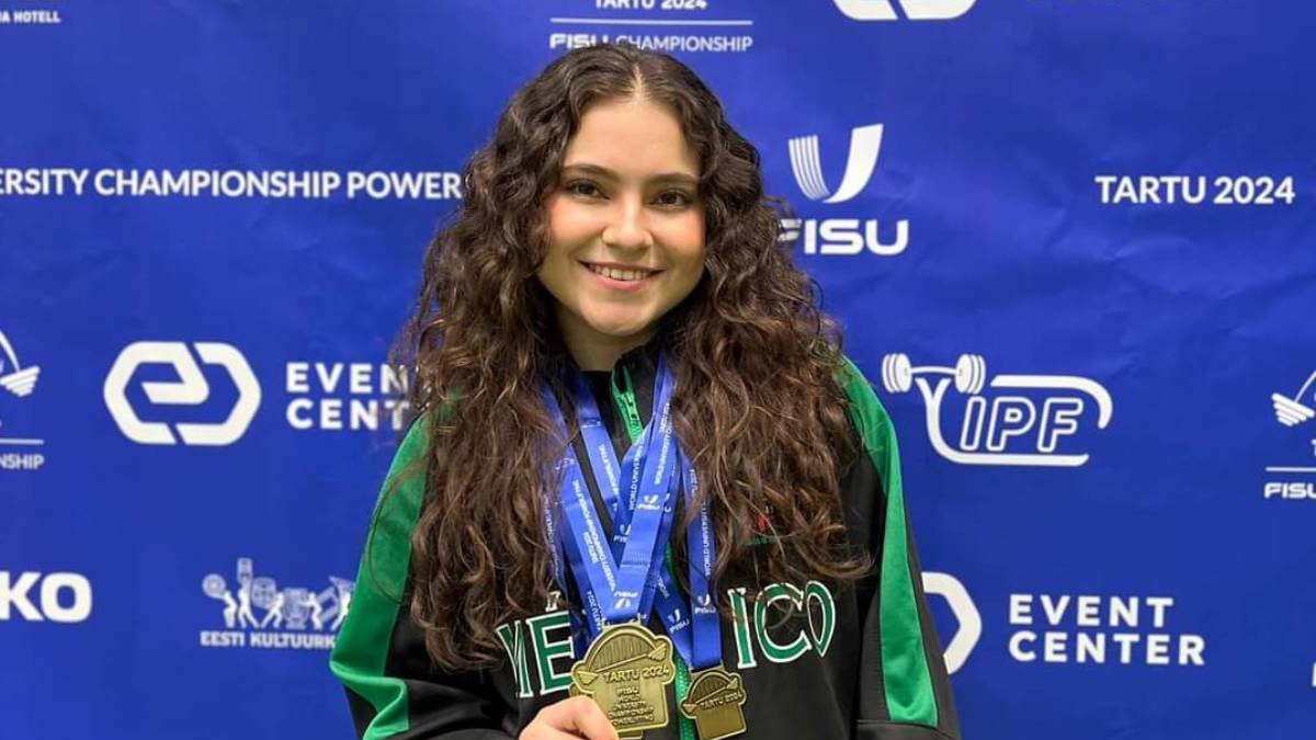 Aylin Cuevas, deportista guamuchilense que rompe récords mundiales