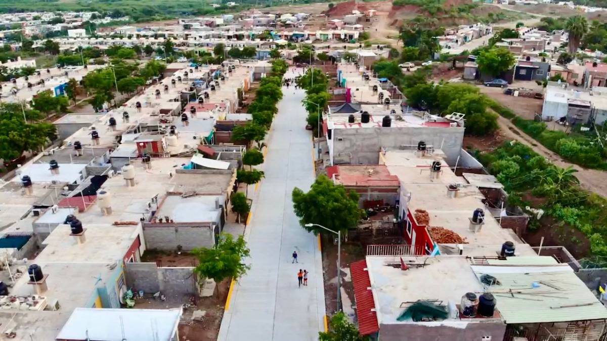 Entrega Gobierno de Mazatlán pavimentación en el sector Palmares