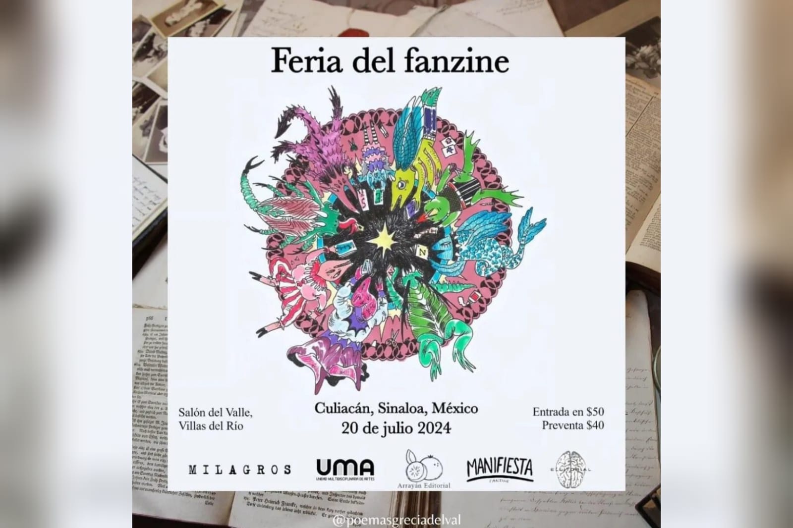 Feria del ‘Fanzine’ de autores independientes llegará a Culiacán este mes