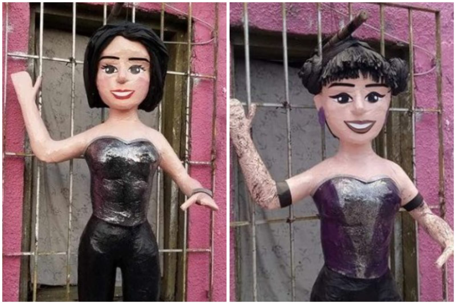 ¡Ahora al estilo Cazzu! Sacan piñata de Ángela Aguilar con otro look para evitar demandas