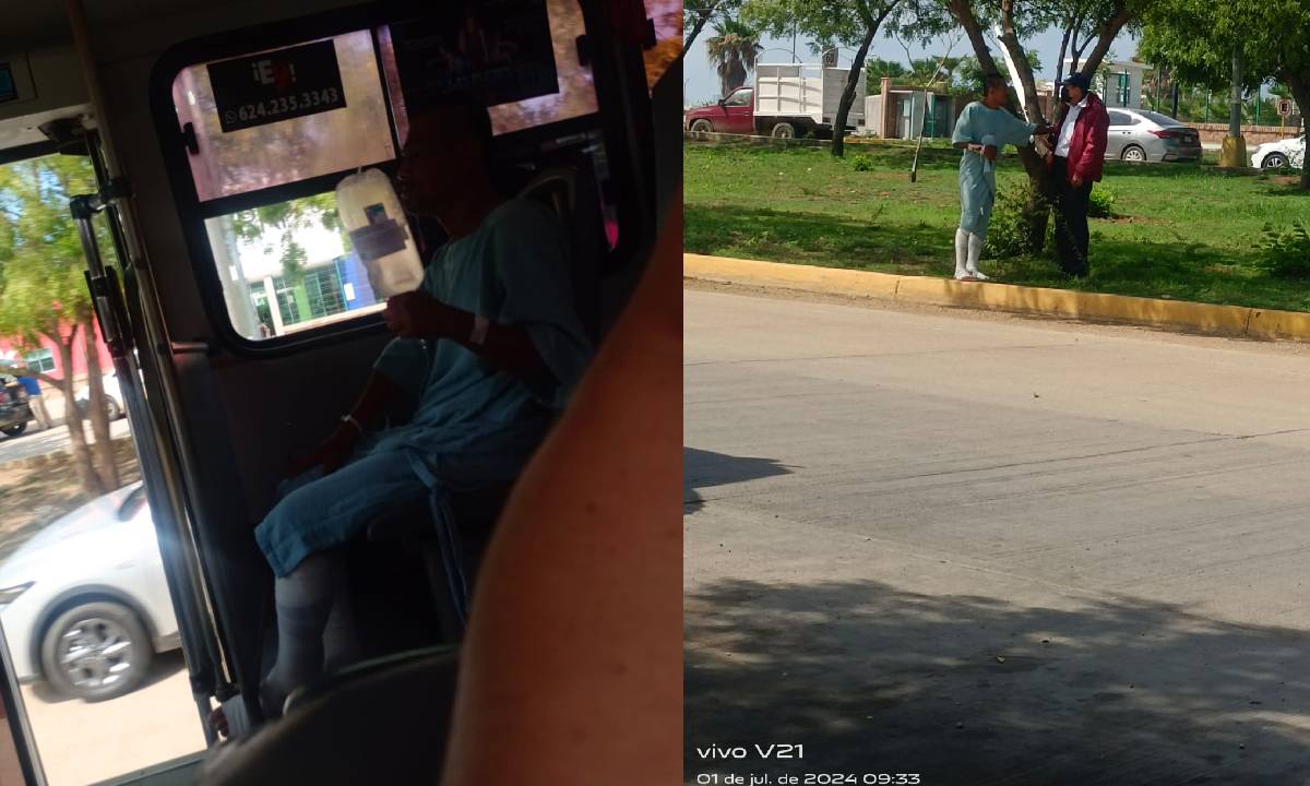 ¡Otro más! Paciente se escapa ahora del HG y toma un camión en Mazatlán