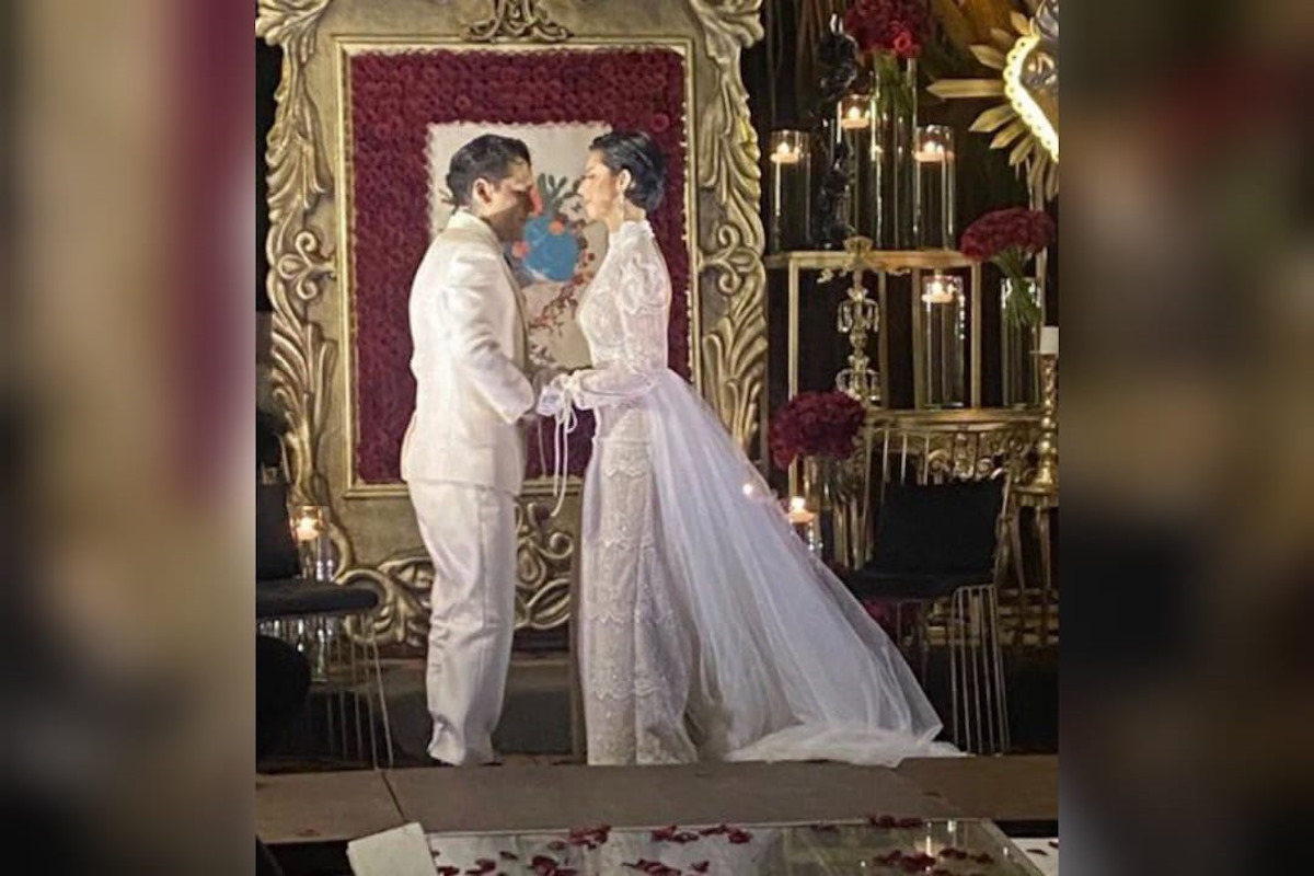 FOTOS | Filtran primeras imágenes de Christian Nodal y Ángela Aguilar tras casarse