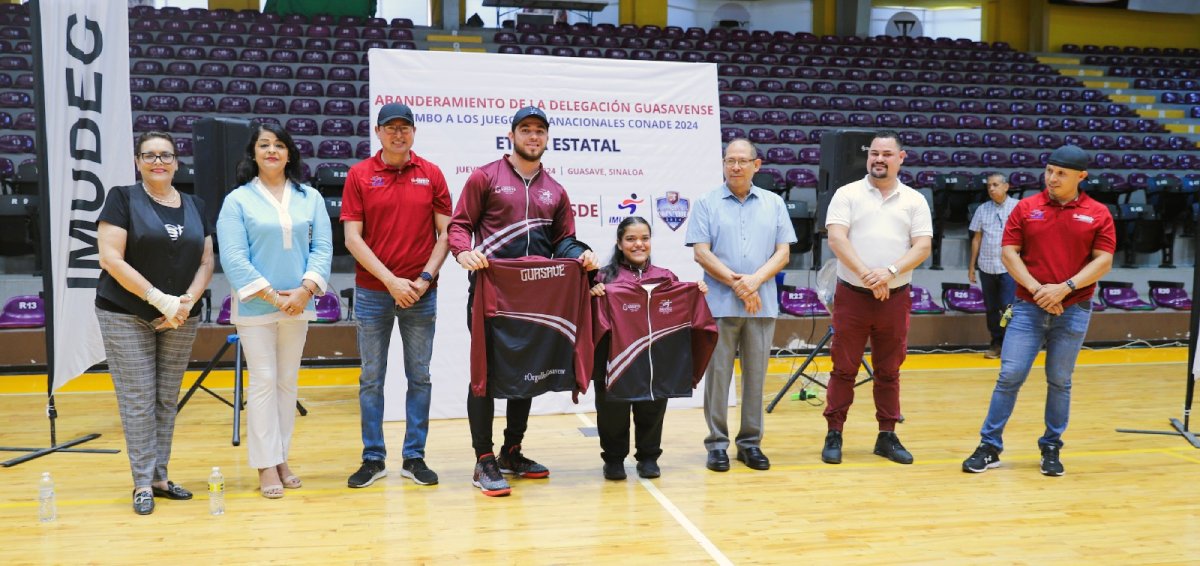 “Guasave es tierra de campeones”, abanderan a paratletas que van a competencia estatal