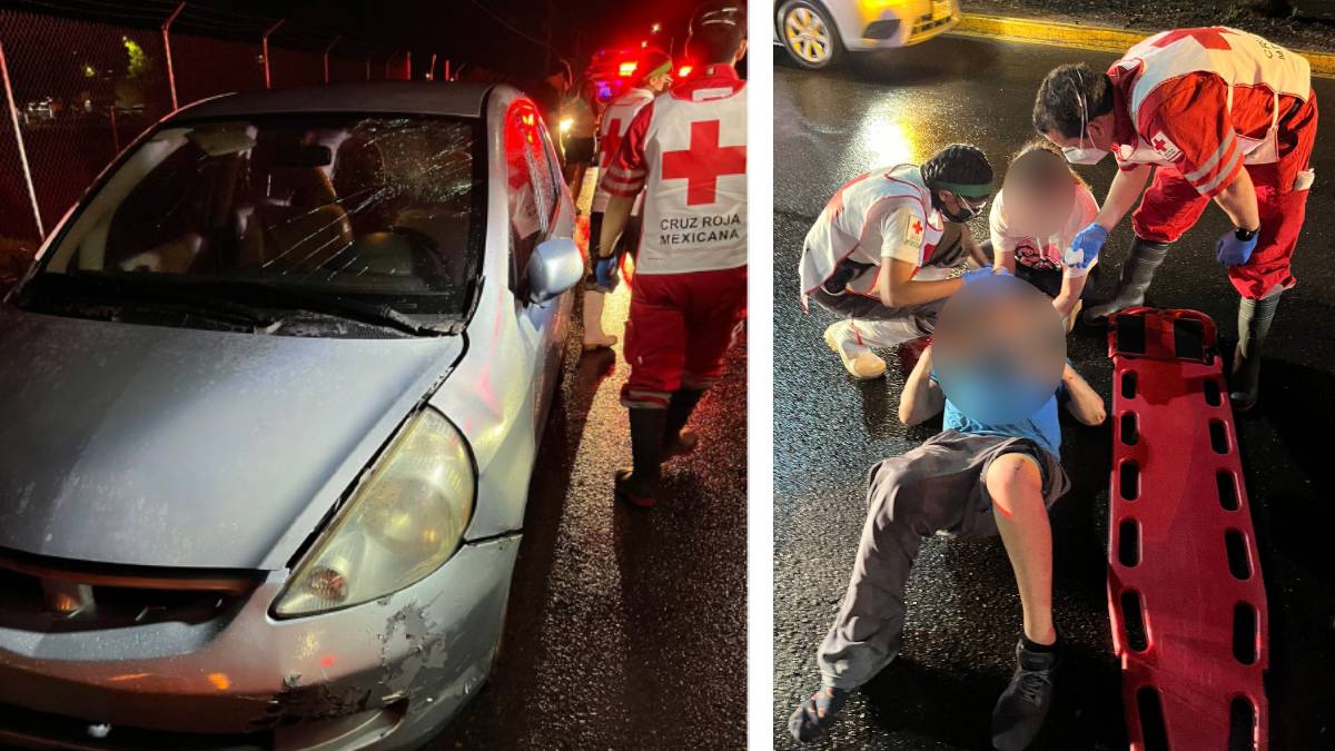 Un adulto mayor es atropellado por un conductor de vehículo en Los Mochis