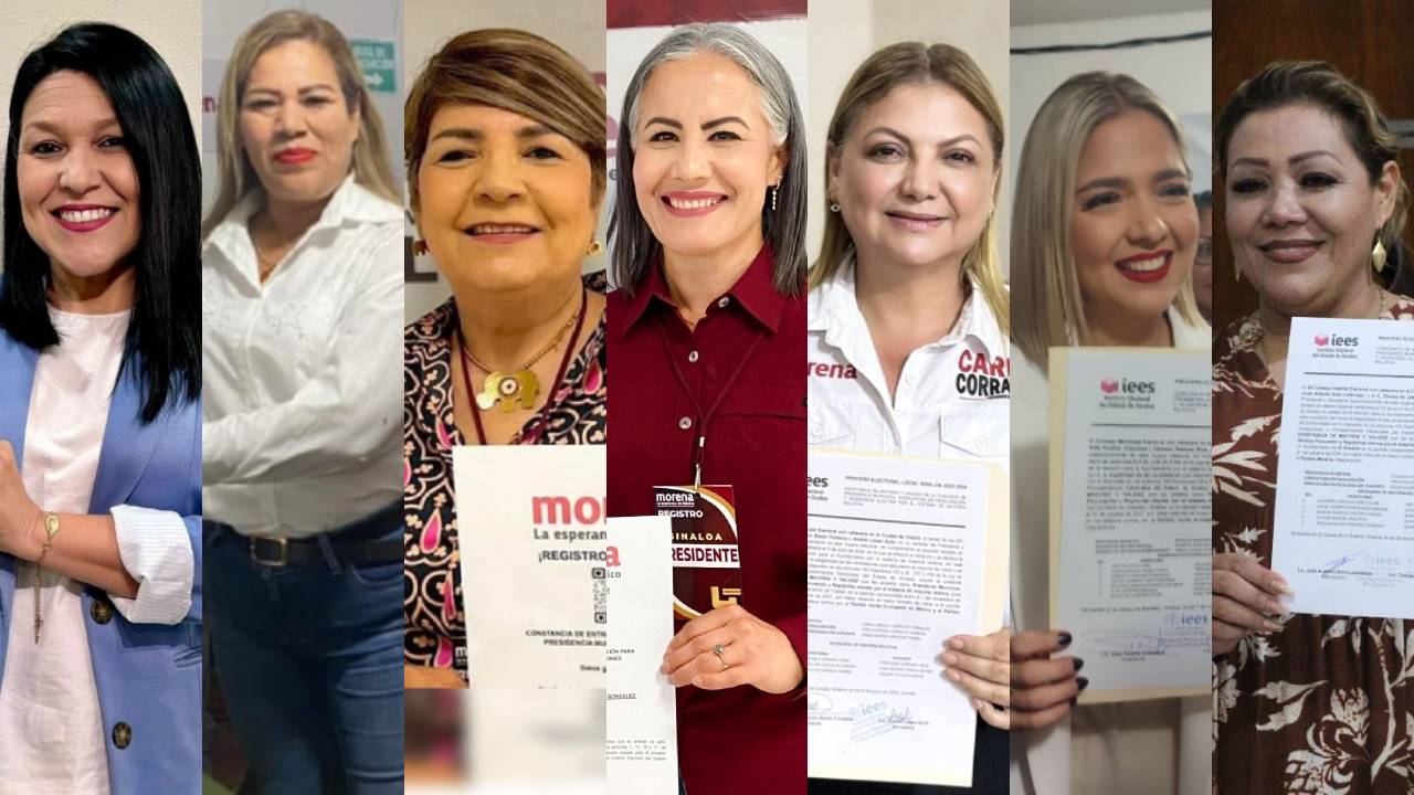 Siete municipios de Sinaloa serán liderados por mujeres en el periodo 2024-2027