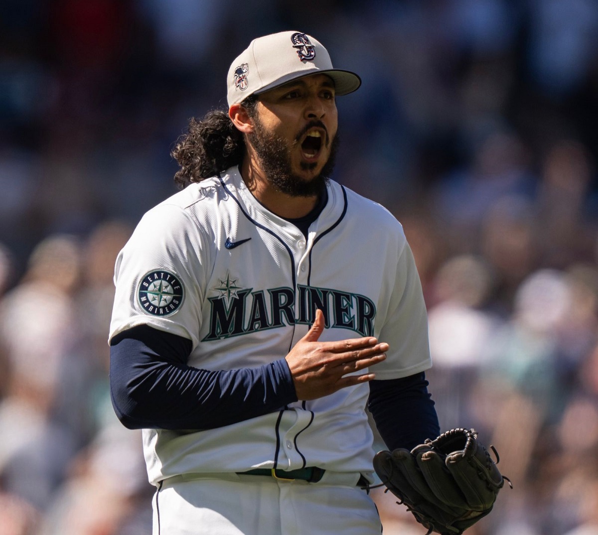 Andrés Muñoz al juego de Estrellas de las Grandes Ligas