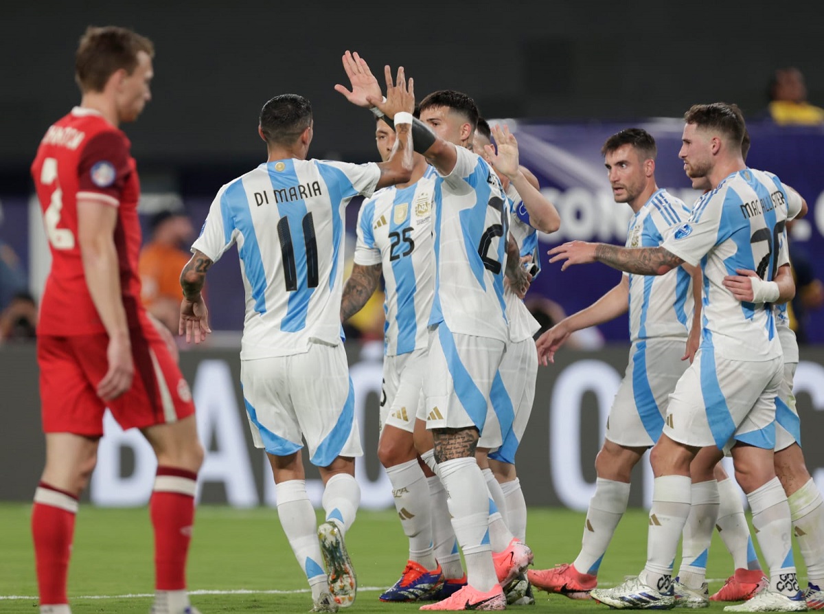Argentina derrota a Canadá y está en la final de la Copa América 2024