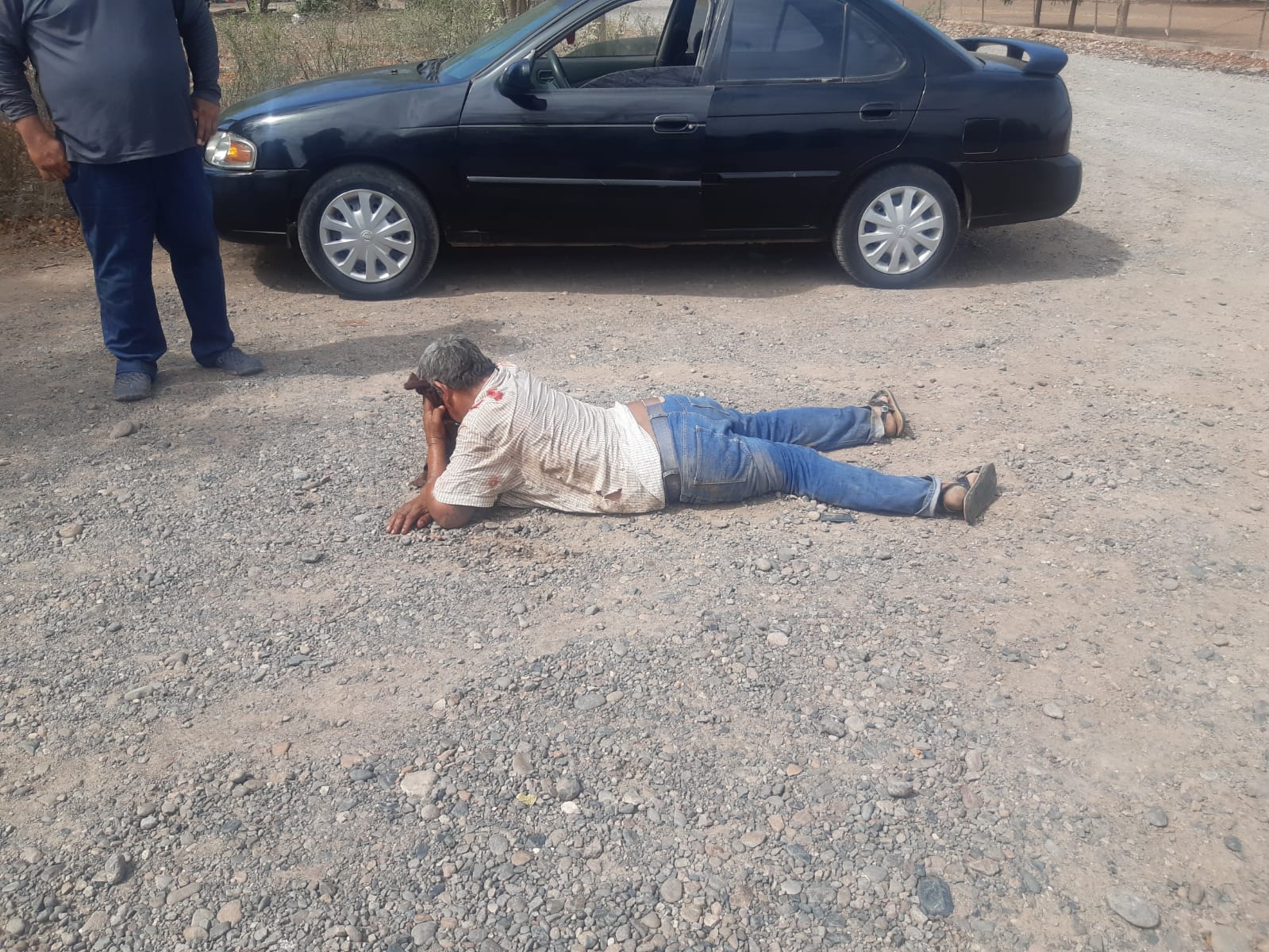 Atropellan a hombre a un costado de la primaria de Gambino en Guasave