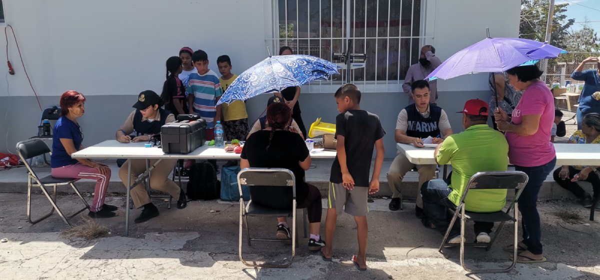 Llevan brigadas médicas a campos pesqueros de Guasave