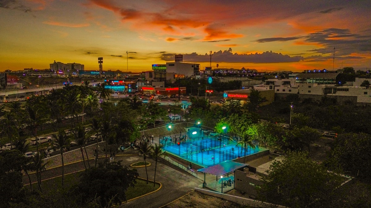 Inauguran canchas de pádel en el Parque 87, entérate cuánto costarán
