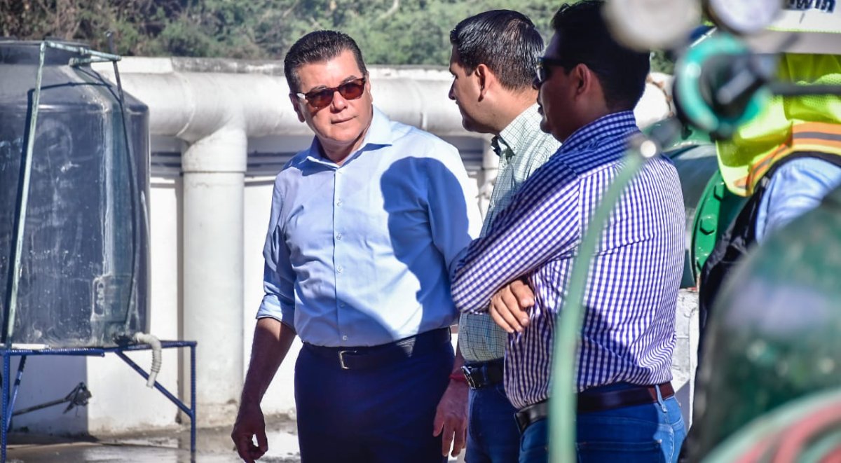 Modernizan cárcamo 2 norte en Mazatlán y la obra es supervisada por el alcalde Édgar González