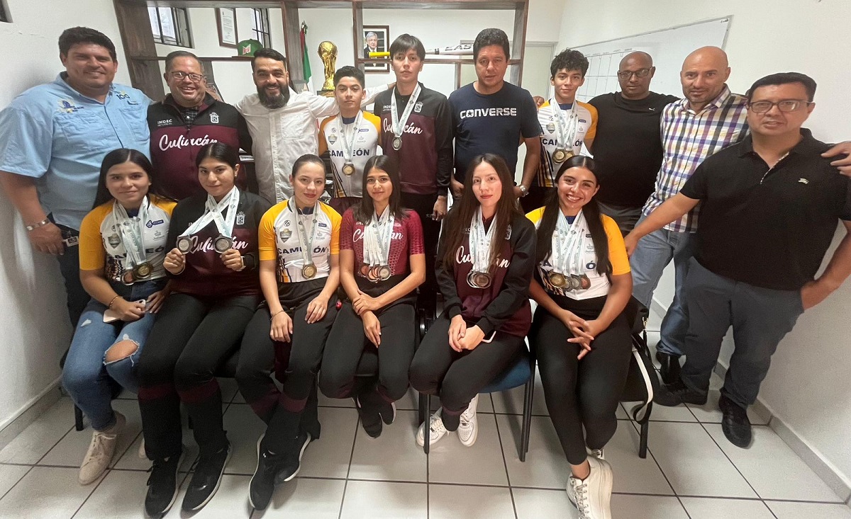 El IMDEC recibe a ciclistas ganadores de medallas en los Nacionales Conade 2024