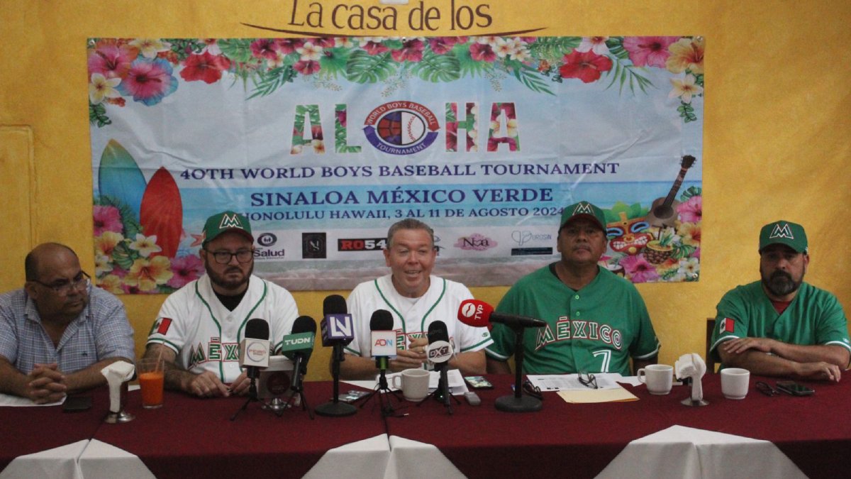 Listo Sinaloa México Verde para el Torneo de beisbol Japan Boys en Hawaii