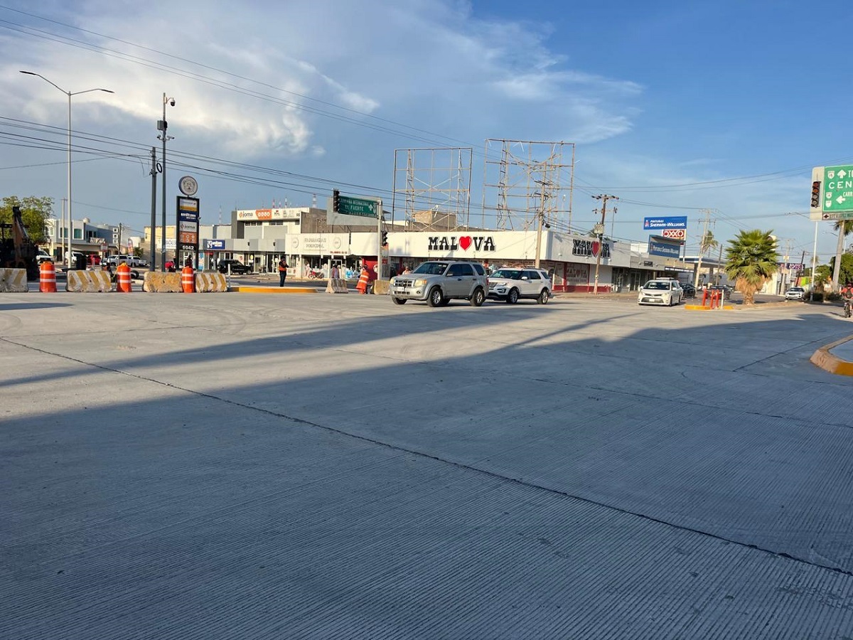 Abren a la circulación cruce de los bulevares Juan de Dios Bátiz y López Mateos en Los Mochis