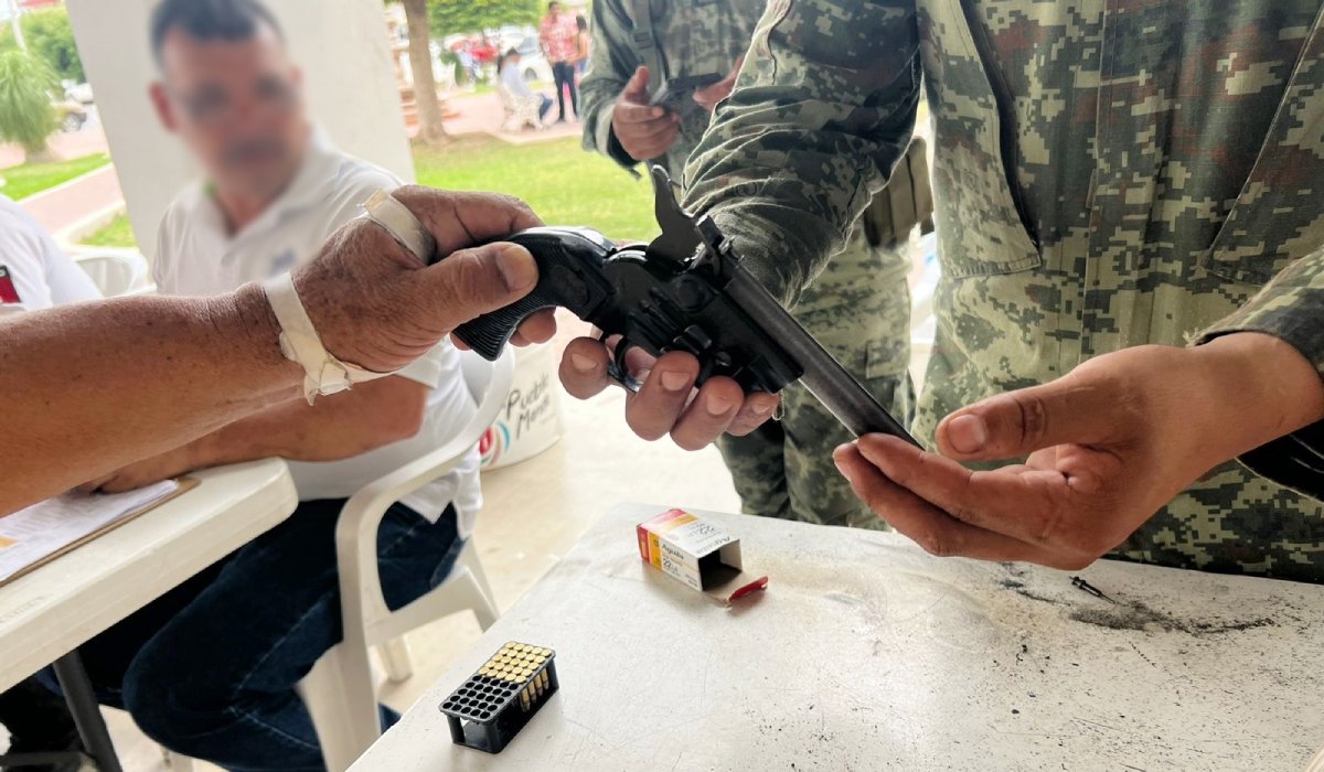 Ametralladoras, granadas y armas cortas entre las canjeadas en primer bloque del ‘Desarme Voluntario 2024’