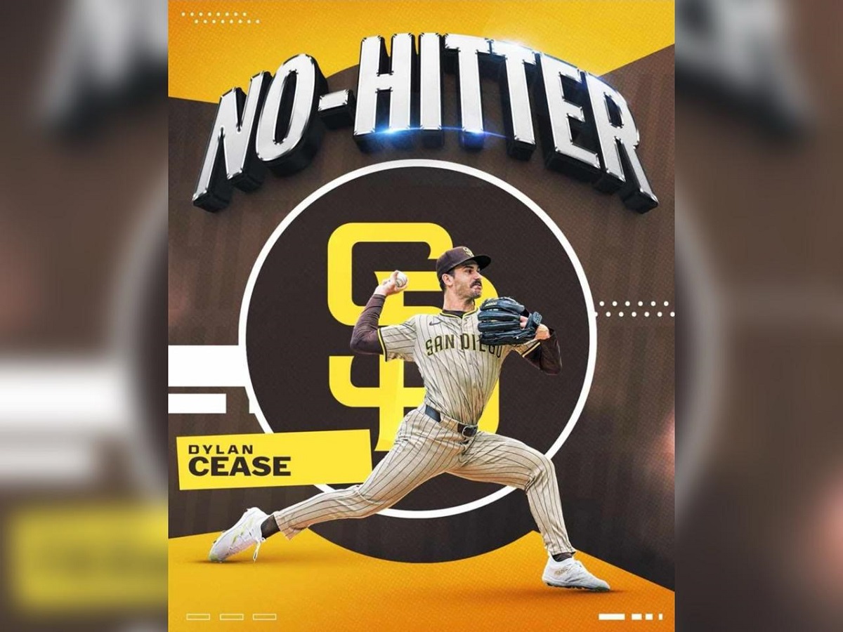 Dylan Cease de los Padres de San Diego lanzó sin hit y sin carrera ante Washington