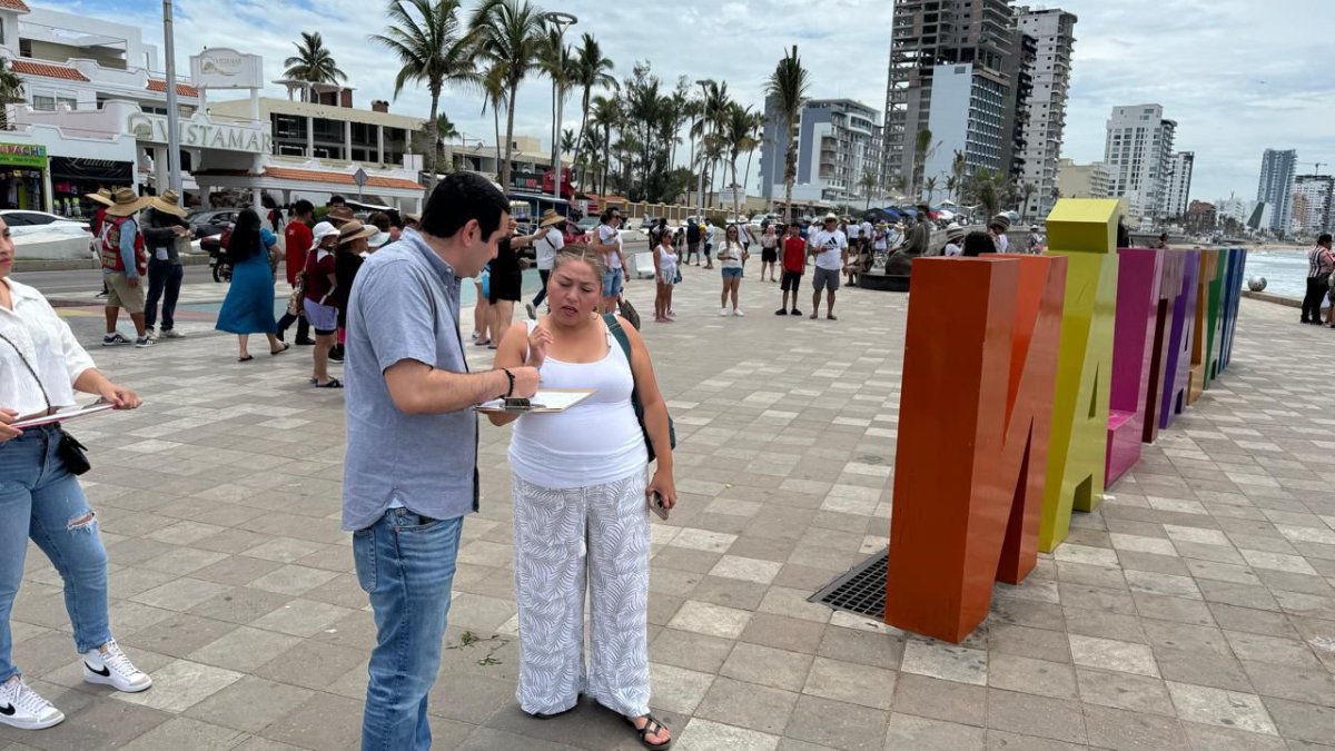 Sedectur inicia programa de encuestas de verano para saber cómo miran los turistas el puerto de Mazatlán
