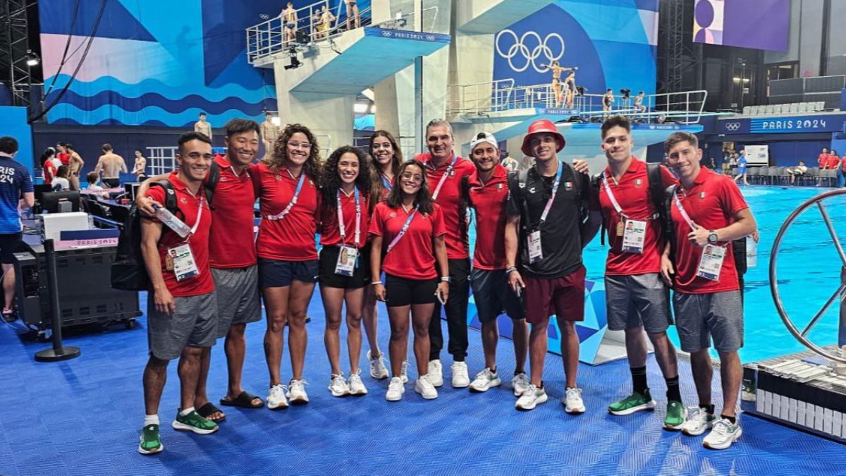 La abanderada Alejandra Orozco y el equipo de clavados llegan a París
