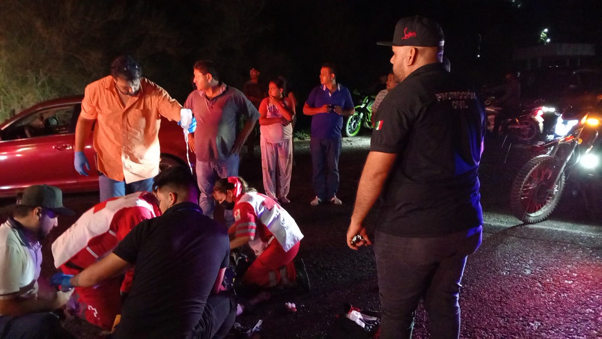 Hombre es embestido por un automóvil en la Mochis-El Fuerte