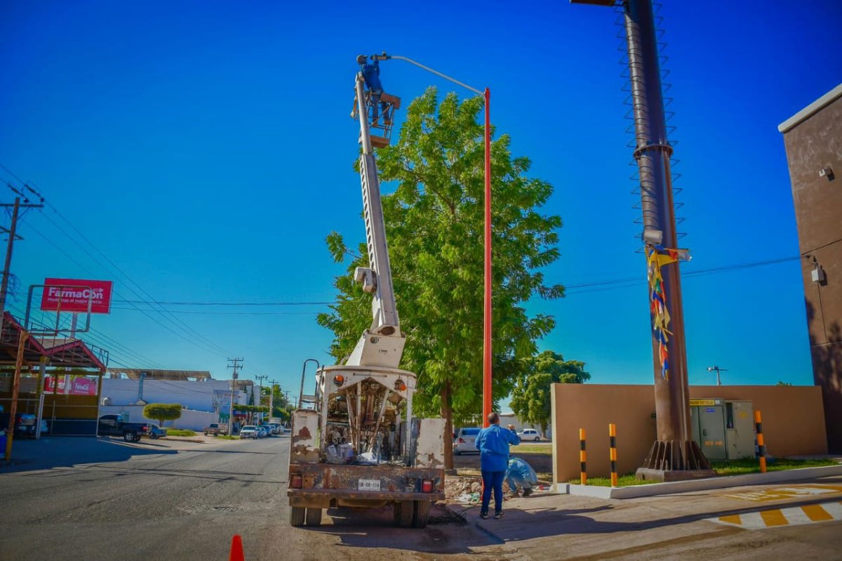 Se han logrado instalar más de mil 500 lámparas led en Salvador Alvarado; avanza en la modernización